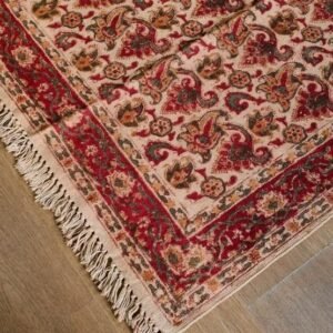 Kalamkari Dhurrie from Warangal (5 x 3 ft) – (NWKD1156)