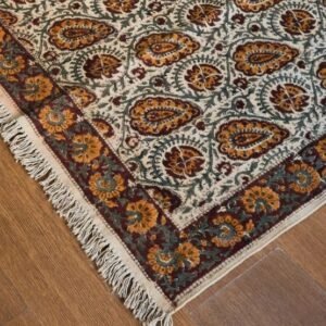 Kalamkari Dhurrie from Warangal (5 x 3 ft) – (NWKD1157)