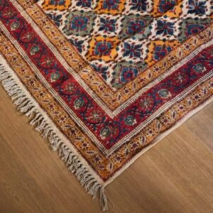 Kalamkari Dhurrie from Warangal (6 x 9 ft) – (NWKD1304)