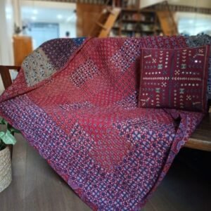 Ajrakh Patchwork Double Razai – (RAZA1017)
