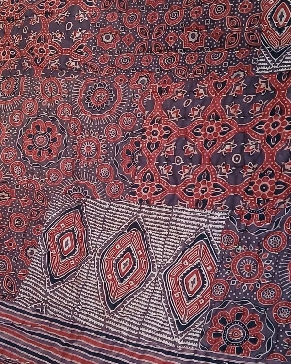 Ajrakh Patchwork Double Razai – (RAZA1002) - Image 3