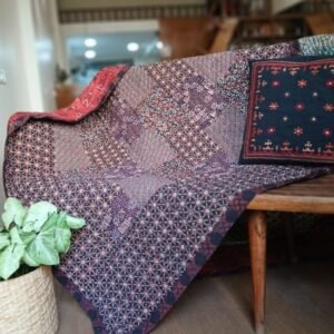 Ajrakh Patchwork Double Razai – (RAZA1020)