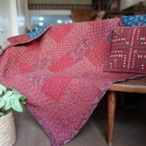 Ajrakh Patchwork Double Razai – (RAZA1021)