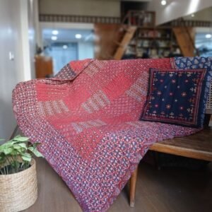 Ajrakh Patchwork Double Razai – (RAZA1004)