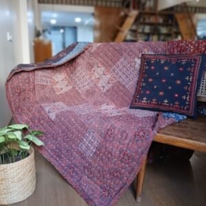 Ajrakh Patchwork Double Razai – (RAZA1007)