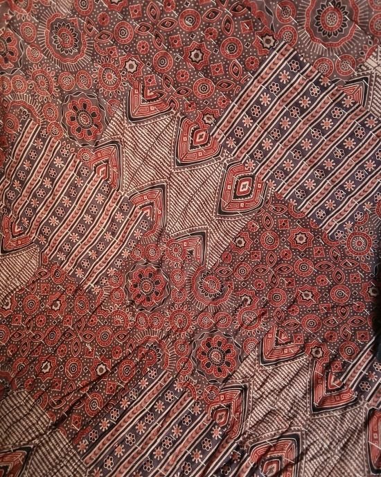 Ajrakh Patchwork Double Razai – (RAZA1007) - Image 2