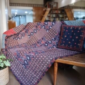 Ajrakh Patchwork Double Razai – (RAZA1008)