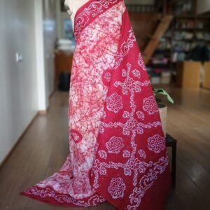 No-Zari Batik Saree from Madurai - (NZBS0015)