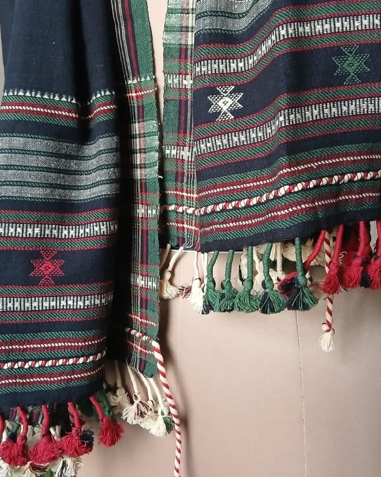 Bhujodi Kala Cotton Stole – (BHST1105) - Image 3