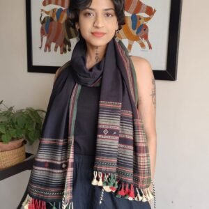 Bhujodi Kala Cotton Stole – (BHST1109)