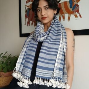 Bhujodi Kala Cotton Stole – (BHST1115)