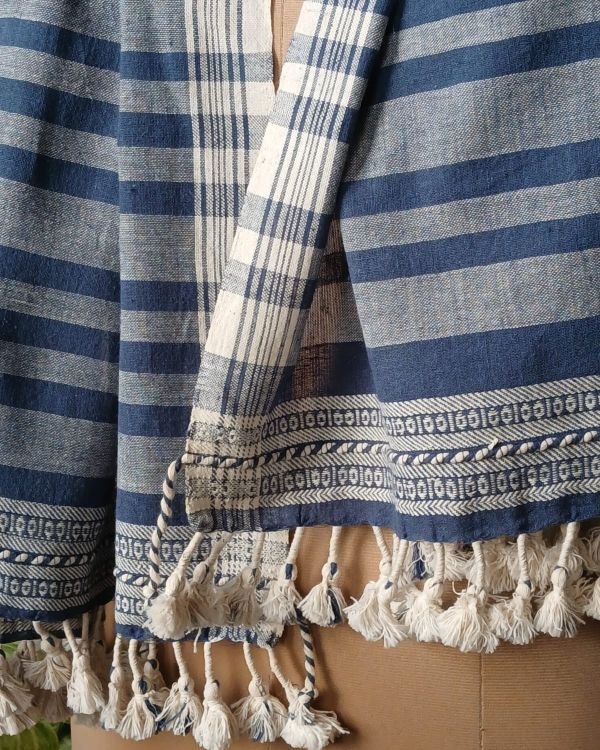 Bhujodi Kala Cotton Stole – (BHST1115) - Image 3