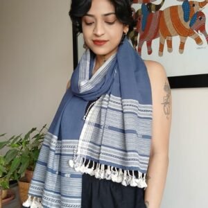 Bhujodi Kala Cotton Stole – (BHST1110)
