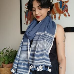 Bhujodi Kala Cotton Stole – (BHST1112)