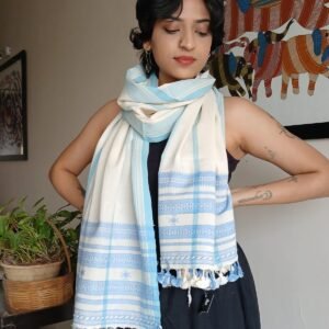 Bhujodi Kala Cotton Stole – (BHST1113)