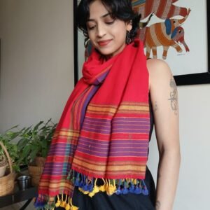 Bhujodi Kala Cotton Stole – (BHST1114)