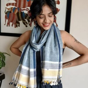 Bhujodi Kala Cotton Stole – (BHST1116)
