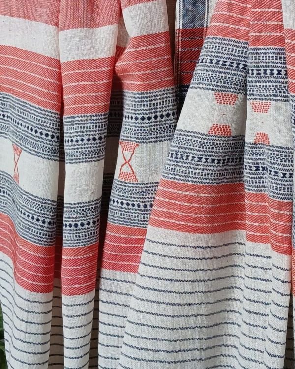 Bhujodi Kala Cotton Stole – (BHST1106) - Image 4
