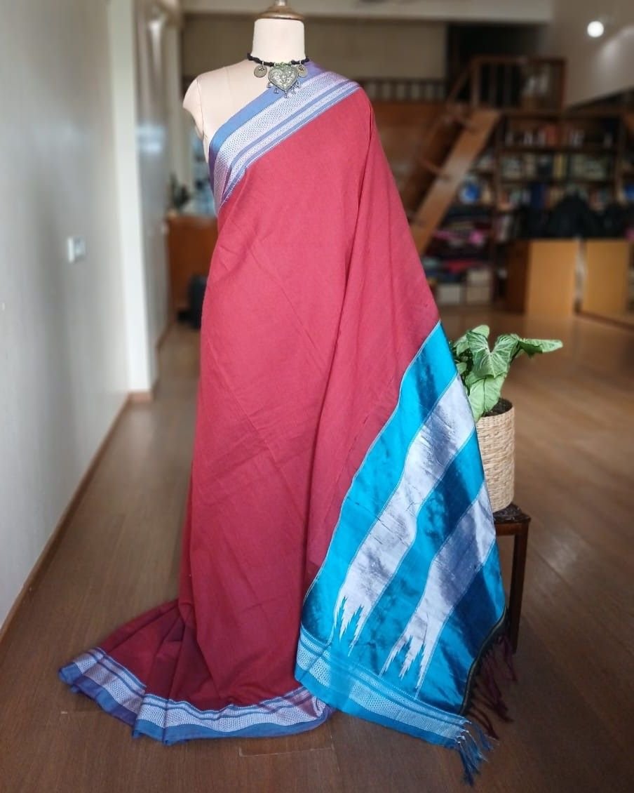 Handloom Ilkal Saree – (ILKA1022)