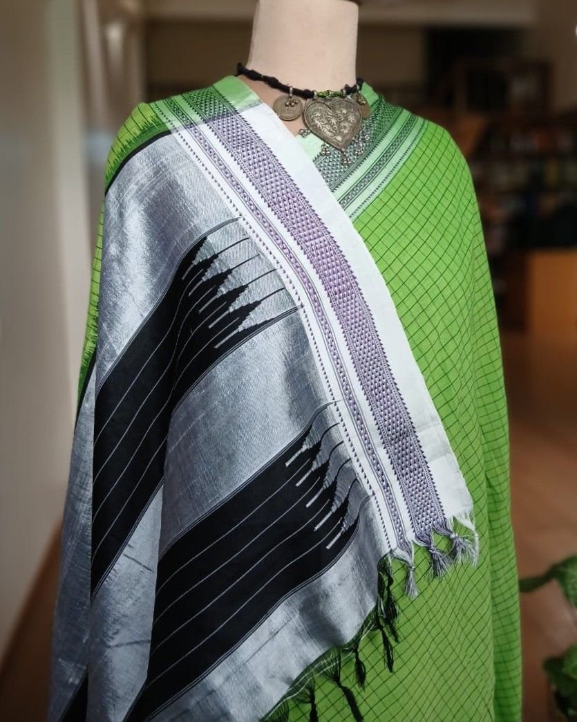 Handloom Ilkal Saree – (ILKA1019) - Image 5