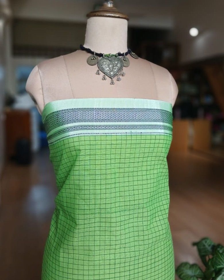 Handloom Ilkal Saree – (ILKA1019) - Image 4