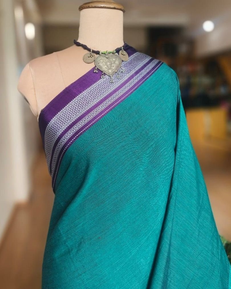 Handloom Ilkal Saree – (ILKA1009) - Image 2