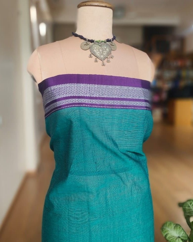 Handloom Ilkal Saree – (ILKA1009) - Image 4