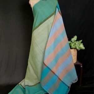 Stylish Handwoven 40-count Kandangi from Chettinad - (CHKS0013)