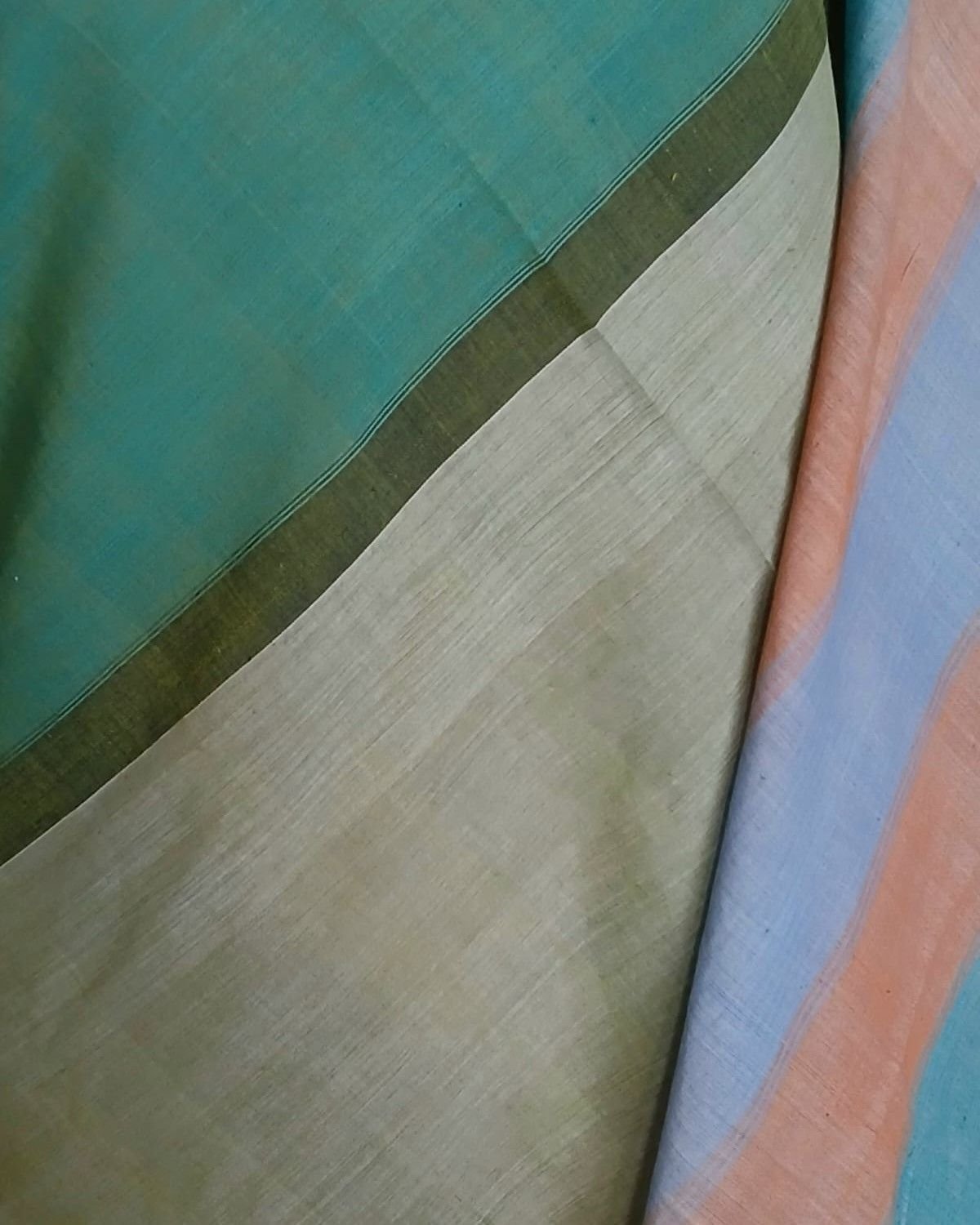 Stylish Handwoven 40-count Kandangi from Chettinad - (CHKS0013) - Image 3