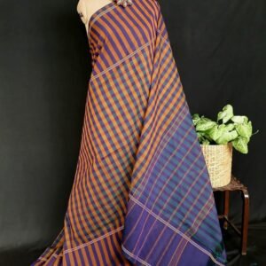 Classic Handwoven 40-count Kandangi from Chettinad - (CHKS0003)
