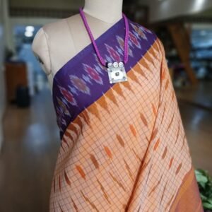 Muthyampet Single Ikat Cotton Saree – (MSIS0020)