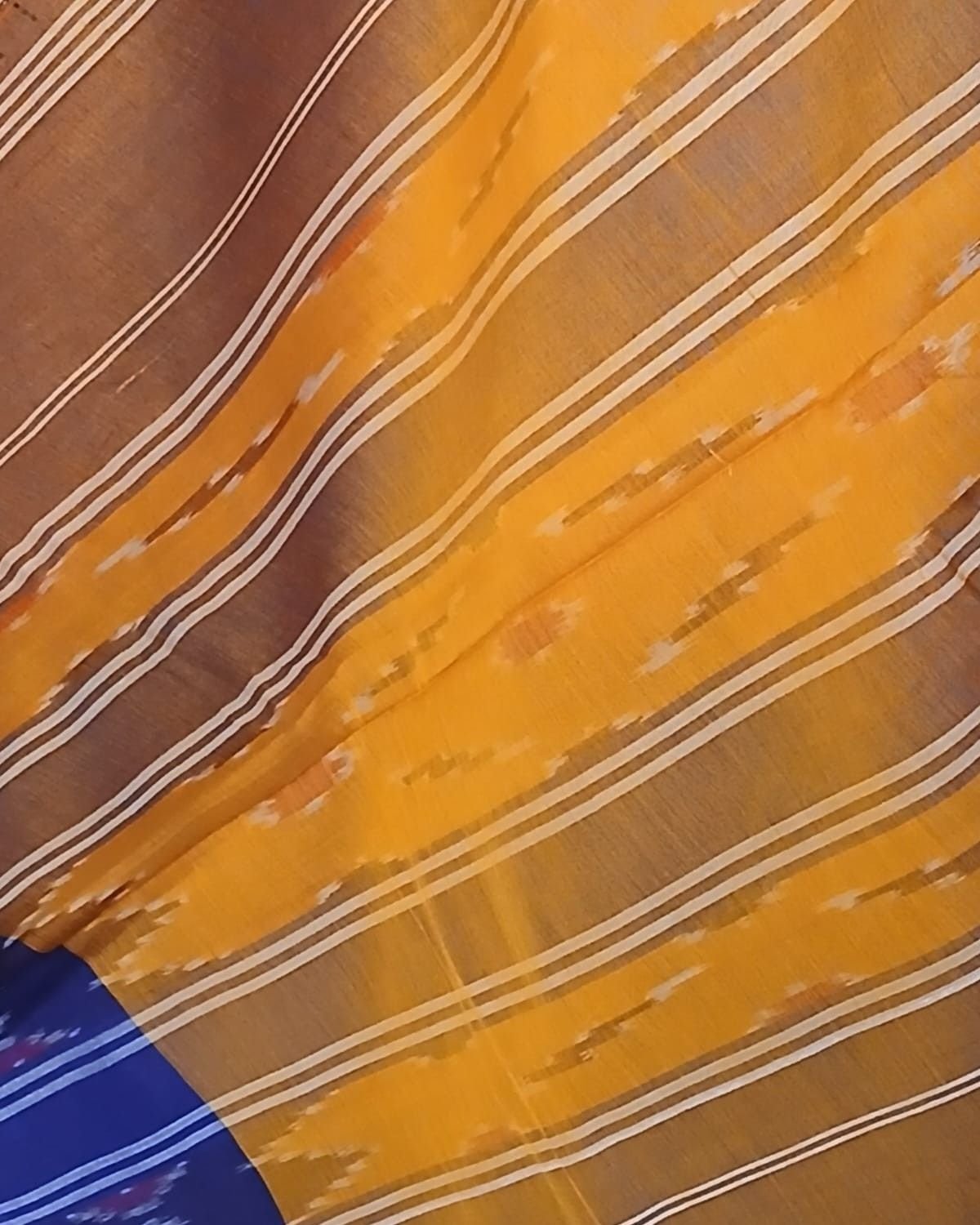 Muthyampet Single Ikat Cotton Saree - (MSIS0011) - Image 4