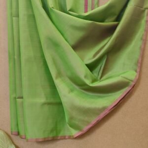 Pure Silk Handweave Plain Saree from Murshidabad - (PSMS0071)