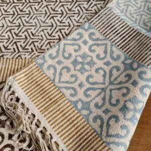 Reversible Sanganeri Dhurrie in Cotton - (RSDC0003)