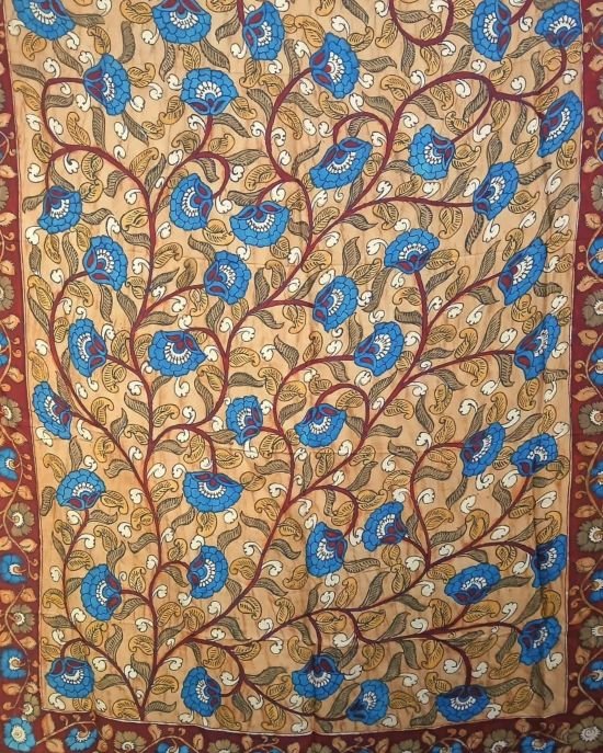 Handpainted Natural Dyes Sarong - (HNDS0005) - Image 4