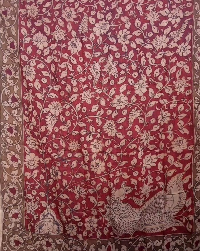 Handpainted Natural Dyes Sarong - (HNDS0001) - Image 3