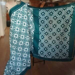 Double Ikat Cotton Handweave Saree (KDCT0003)