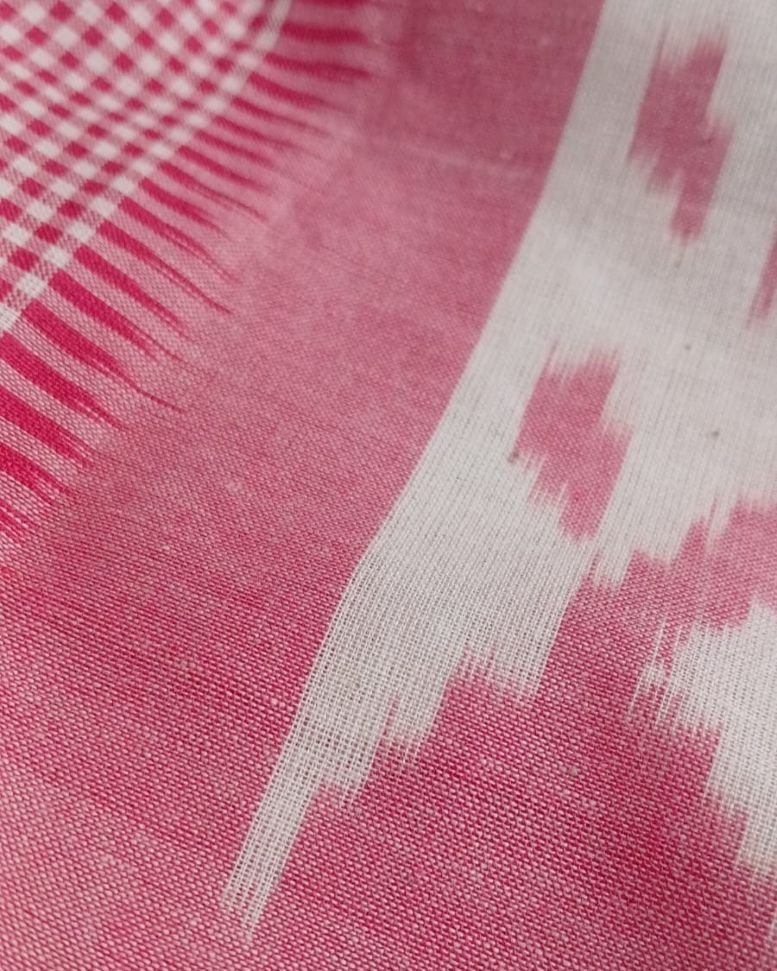 Double Ikat Cotton Handweave Saree (KDCT0004) - Image 4