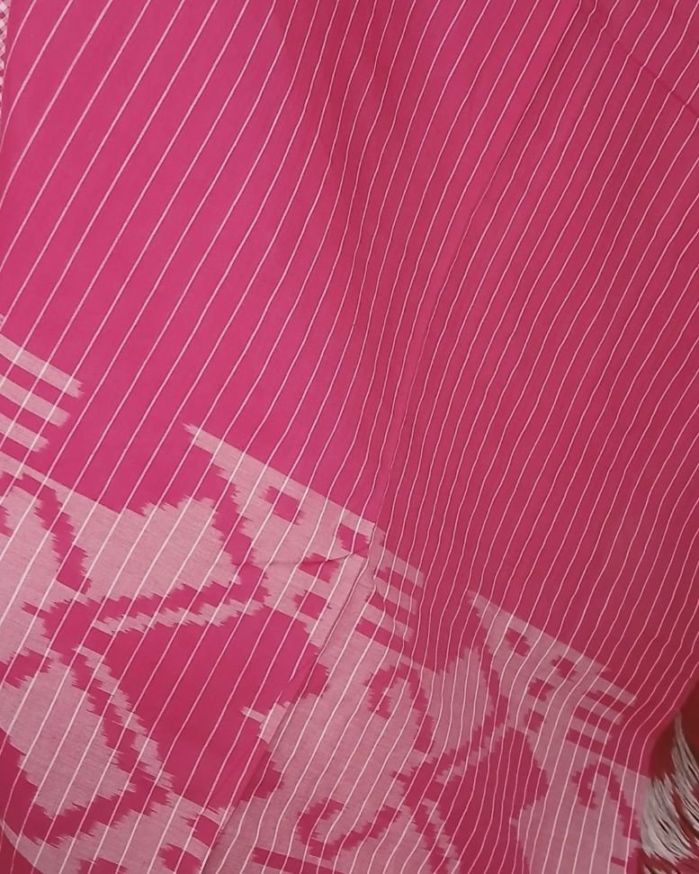 Double Ikat Cotton Handweave Saree (KDCT0004) - Image 5