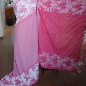 Double Ikat Cotton Handweave Saree (KDCT0004)