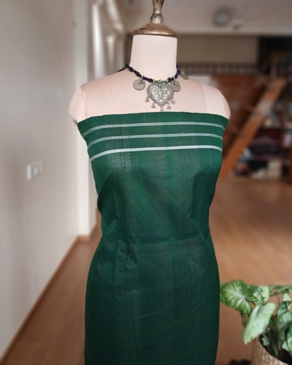 Double Ikat Cotton Handweave Saree (KDCT0006) - Image 14