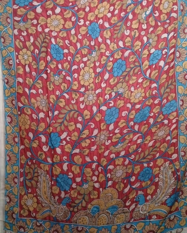 Handpainted Natural Dyes Sarong - (HNDS0002) - Image 4