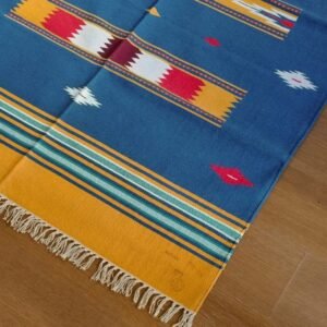 Handwoven Dhurrie from Warangal (6 x 4 ft) – (HDFW1103)