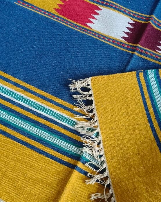 Handwoven Dhurrie from Warangal (6 x 4 ft) – (HDFW1103) - Image 3