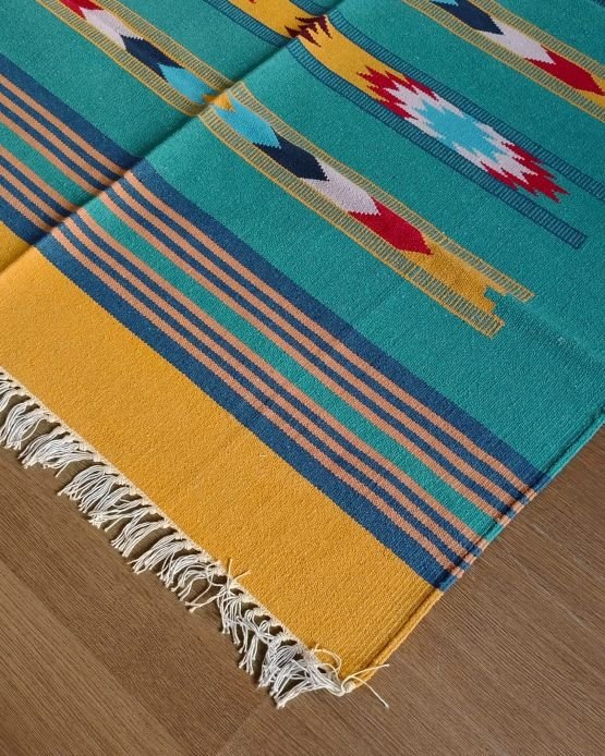 Handwoven Dhurrie from Warangal (6 x 4 ft) – (HDFW1104)