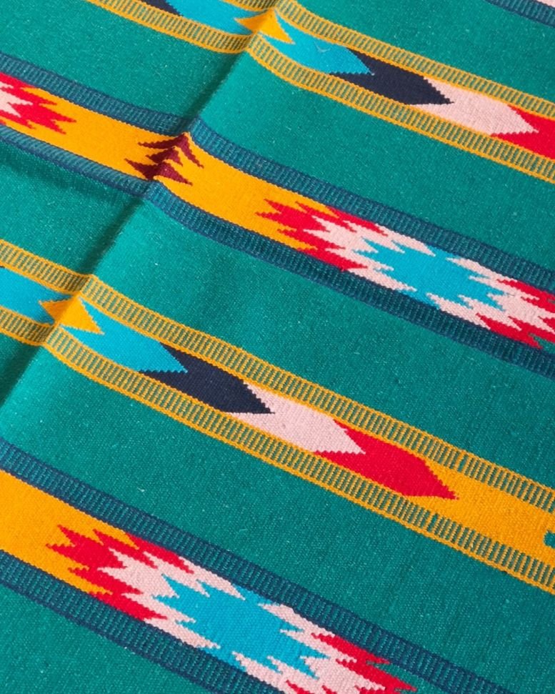 Handwoven Dhurrie from Warangal (6 x 4 ft) – (HDFW1104) - Image 4