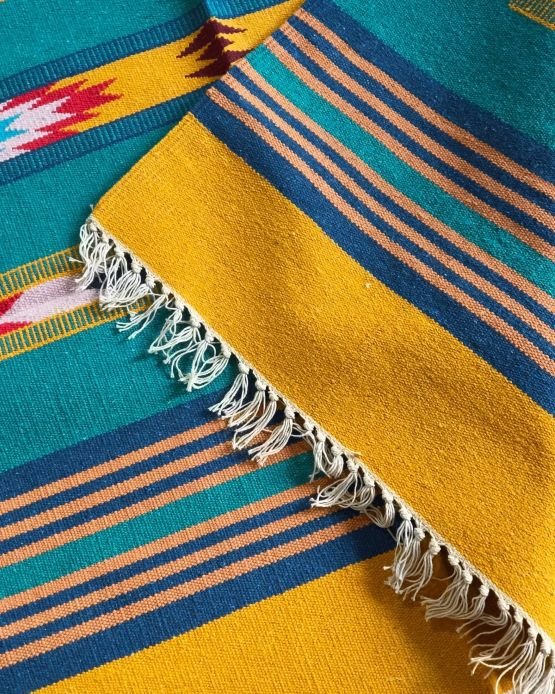 Handwoven Dhurrie from Warangal (6 x 4 ft) – (HDFW1104) - Image 3