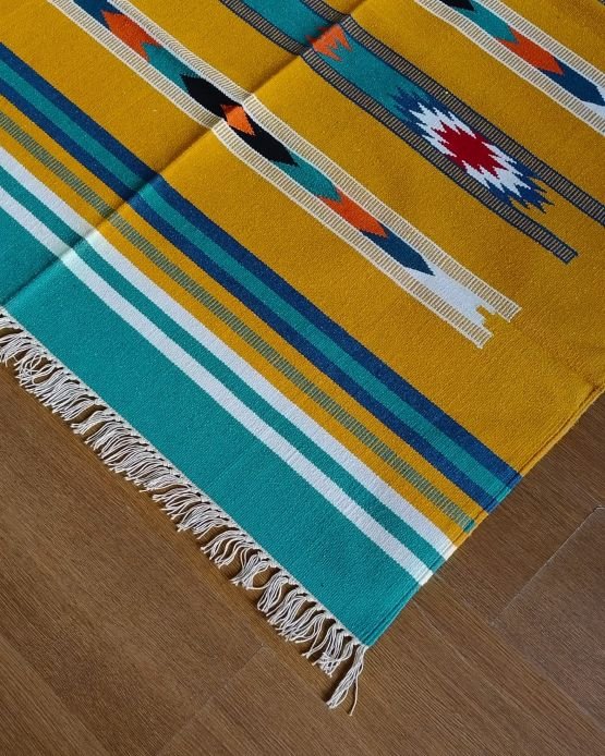 Handwoven Dhurrie from Warangal (6 x 4 ft) – (HDFW1106)