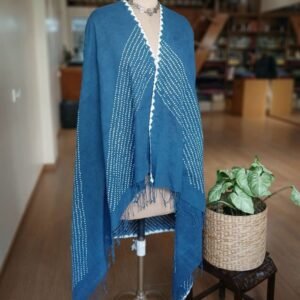 Cotton Stole with very fine designer Bandhani Work - (CSBW0006)