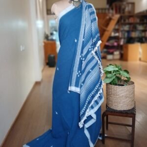 Bhujodi Saree handwoven in Kala Cotton – (BHUJ1011)